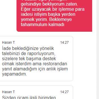 Yemeksepeti 3 Saatte Yemek Yollayamadı. Müşteri Temsilcisi Fiyasko