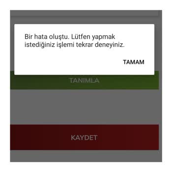 Passolig Passo T. C. Kimlik Numarası İşlem Hatası