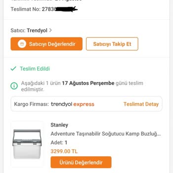 Trendyol Fiyatta Ki Değişim.