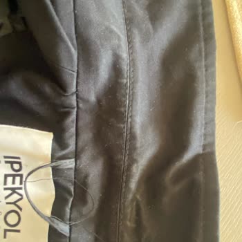 İpekyol Siyah Trençkot Ağarmalar