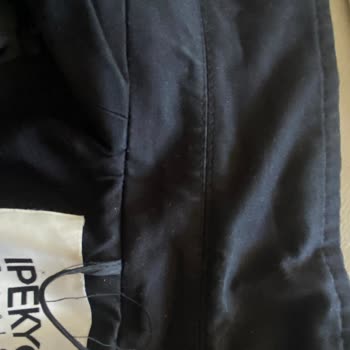 İpekyol Siyah Trençkot Ağarmalar