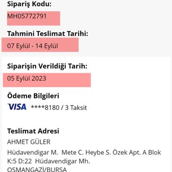 Morhipo Teslim Edilmeyen Ürün