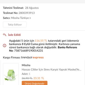 Trendyol Tarafından Mağdur Edildim