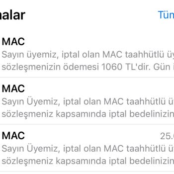 Macfit (Ankara) Her Gün İki Defa Arayarak Para İstiyor, Rahatsız Ediyor