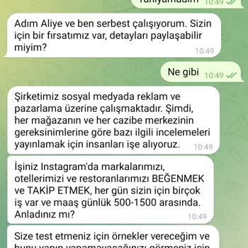 Telegram Dan Gelen Mesaj