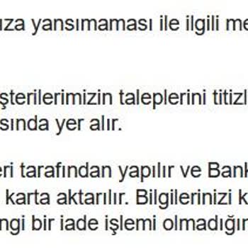 Garanti Bankası Ve Hepsiburada'nın İademi Sağlamaması
