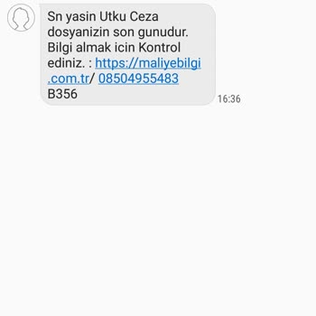 Aka Kırtasiye Cezanızın Son Günü Mesaj