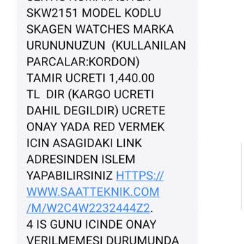 Skagen Saat Saat Sattığı Ürünün Arkasında Durmuyor