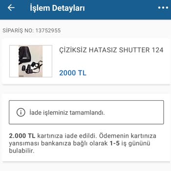 Sahibinden Ücretimin İade Eksikliği