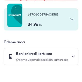 İstanbul Kart Vizeleme İşlemi