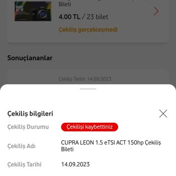 Vodafone Çekiliş Yanımda Çekiliş Videosu Neden Yok?