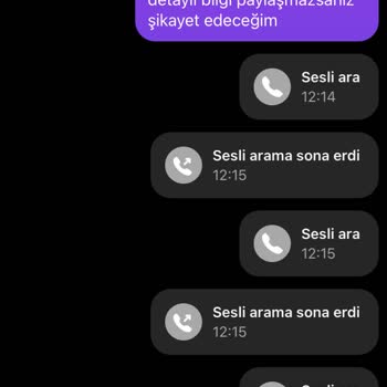 Ezgi Aktaş Siparişim Gelmemektedir Cevap Veren Yok