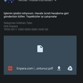 Dagi İşlem İptali, Ücret İadesi