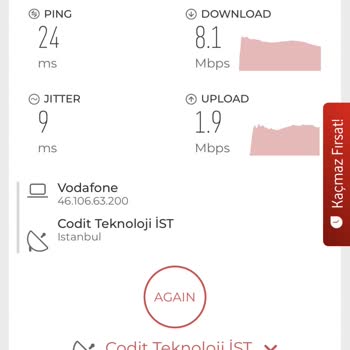 Vodafone Megabit Sınırı Olmayan Tarife