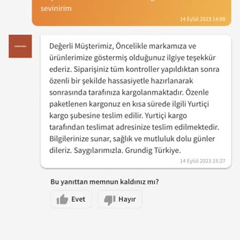 Yurtiçi Kargo Ürün Teslimatı Sorunu