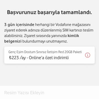 Vodafone Hat Taşımada Yaşadığım Mağduriyet