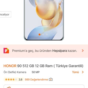 Honor 90 Teslimat Mağduriyeti