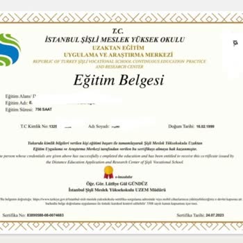 Başkent Online Akademi (meslekiegitimkurumu.com) Başkentonline Belge Aldım