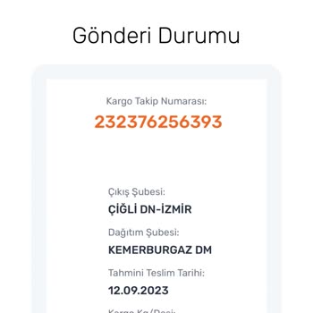Sendeo Kargomun Teslim Edilmemesi!
