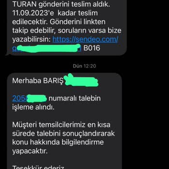 Sendeo Kargo Teslimatı Sorunu