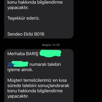 Sendeo Kargo Teslimatı Sorunu