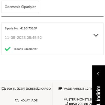 Çetinkaya Ürün Tedarik Sorunu