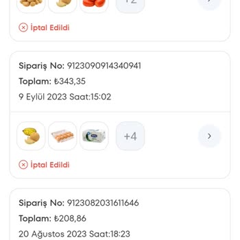 A101 Marketten Yapılan Siparişin Kafalarına Göre İptal Edilmesi