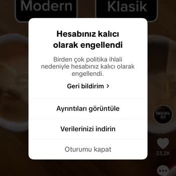 TikTok'tan Gereksiz Ban Yedim