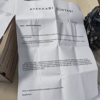 Ayakkabı Dünyası'ndan Alınan Fabrika Hatalı Nike A