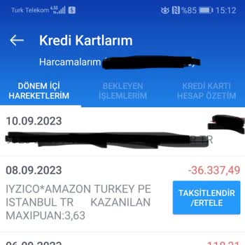 Amazon Taksit Yerine Tek Çekim Geçti