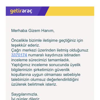 Getir Moov Üyeliğimi Sebepsiz Yere İptal Etti!