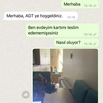 AGT Kurye QNB Finansbank Kartı Teslim Etmiyor