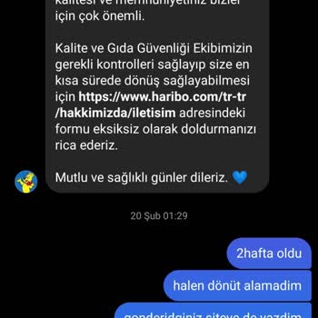 Haribo İlgisizliği Ve İçinden Çıkan Şey