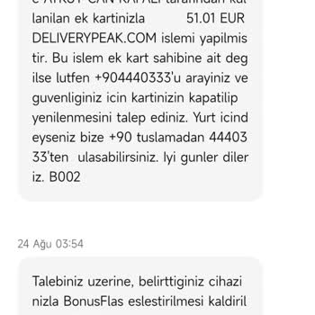 Garanti Bankası Harcama İtirazı