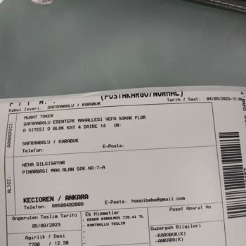 PttAVM Yanlış Ürün Gönderilmiş