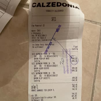 Calzedonia Ürün Değişiminde Extra Ücret Alınması