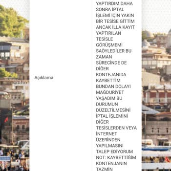 17.08.2023 Tarihinde Spor AŞ Tarafından Yanıtlanmayan Başvurum