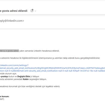 Linkedin Hesabım Ele Geçirildi Hacklendi! Ciddi Güvenlik Açığı Var!