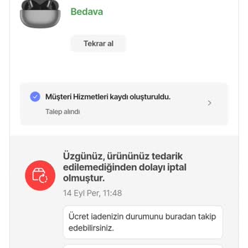 Hepsiburada Ürün Kafasına Göre İptal Edildi