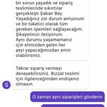 Getir Müşteri Onayı Olmadan Sipariş İptal Etti