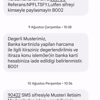 Ziraat Bankası Harcama İtirazı Para İadesi