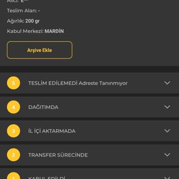 PTT Kargo Adreste Tanınmıyor Mesajı