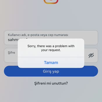 Instagram Uygulamadan Hesaba Giremiyor