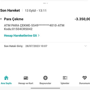 Garanti Bankası ATM Sinde Param Kaldı Alamıyorum