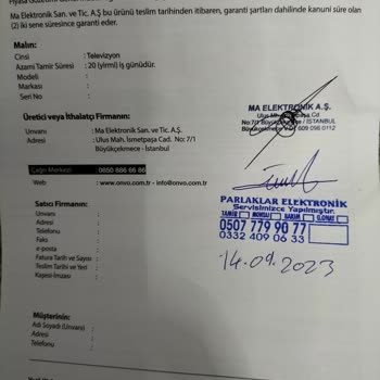 Onvo TV Ses Sorunu Ve Ekranda Bozulma