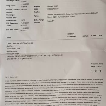 Deerma Yetkili Servisi Sorunu Çözülemeyen Ürünün Değişimini Reddetti!