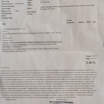 Deerma Yetkili Servisi Sorunu Çözülemeyen Ürünün Değişimini Reddetti!