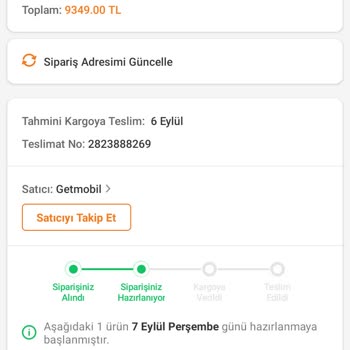 Trendyol Getmobil Satıcısından Telefon Siparişiyle İlgili Sorun