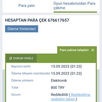 1xBet Para Çekemiyorum Yardımcı Olursanız Sevinirim