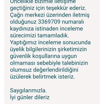 Getir Moov Üyelik İptal Edilmesi
